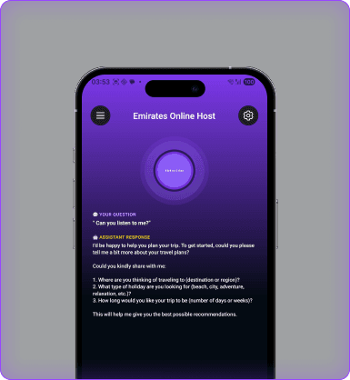 Voice Control Mockup